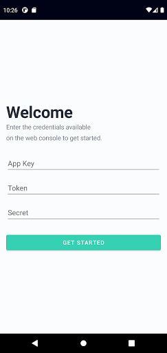 Android application Sail Indoor Positioning screenshort