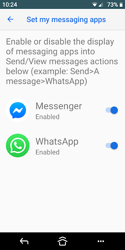 DORO Settings Screen 2
