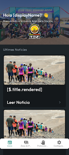 Club Dep. Trail Running Arica Screen 2