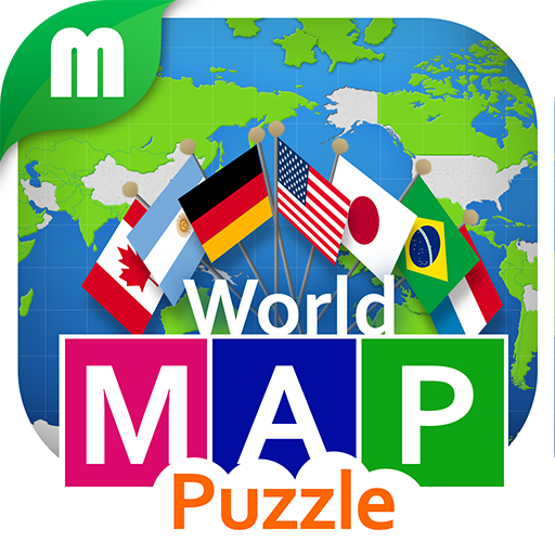 World Map Puzzle 168 Countries