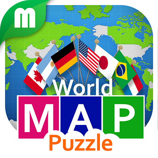 Puzzle Carte du Monde Drapeau National-Jeu de Société Familial