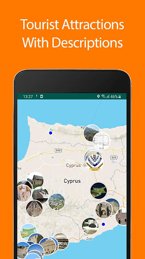 Android application Cyprus Offline Map and Travel screenshort