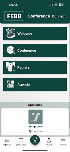 FEBB Conference Connect Screen 2