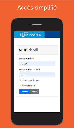 Android application Élap Agent screenshort