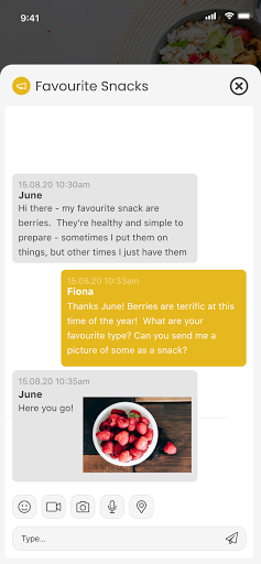 Android application What I Eat screenshort