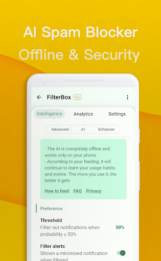 FilterBox Notification Manager Screen 3