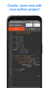 Python IDE Mobile Editor 1.8.8 APK screenshots 3
