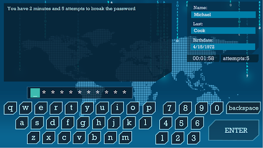 I Hacker - Password Break Puzz