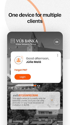 VÚB Banking Screen 3
