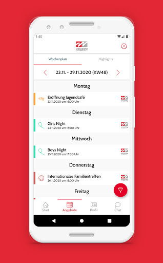 Android application WeJu screenshort