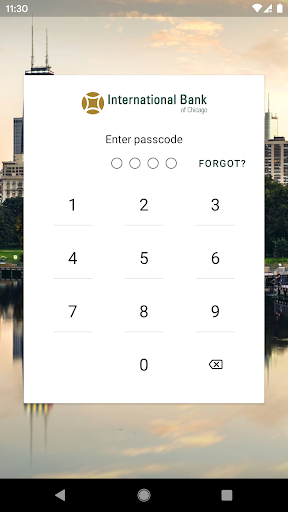 Android application Int'l Bank of Chicago screenshort
