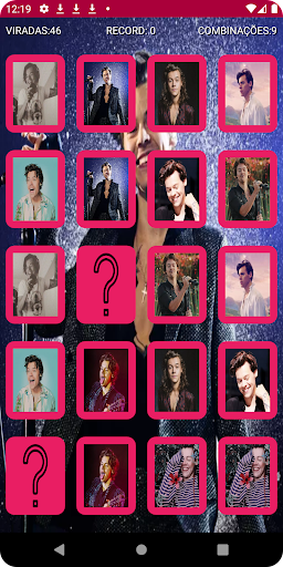Harry Styles Matching Game Screen 3