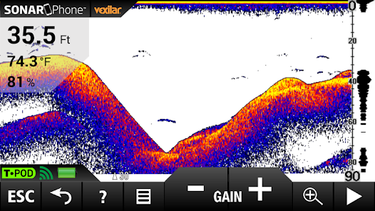 Vexilar Sonar Phone castable fish finder