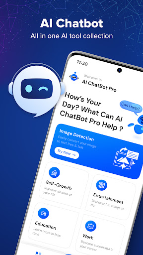 Android application AI Chatbot Pro screenshort