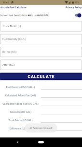 Aircraft Fuel Calculator