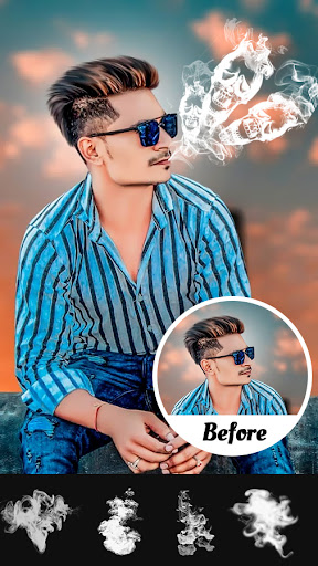 Android application Smoke Photo Editor 2023 screenshort