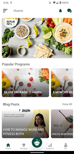 Android application NP Fitness screenshort
