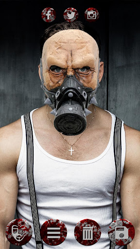 Scary Face Masks - Halloween Makeup Stickers