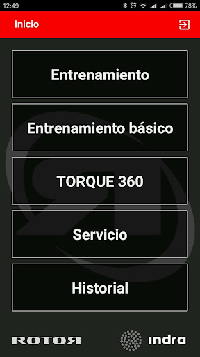 Vista previa de la aplicación