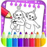 Paint Teletuby's Coloring Book icon
