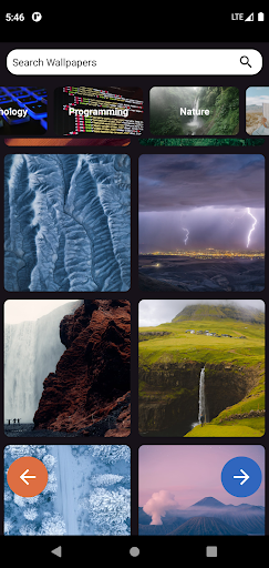 Android application CoolWallz 4K UHD WALLPAPERS screenshort