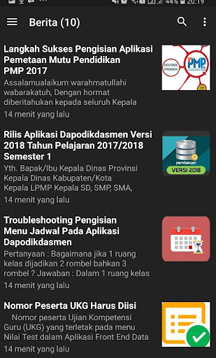 Dikbudtala News Screen 2