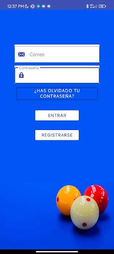 Android application ADA Billar screenshort