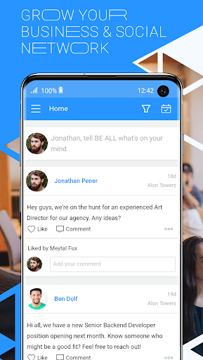 Android application BE ALL Members screenshort