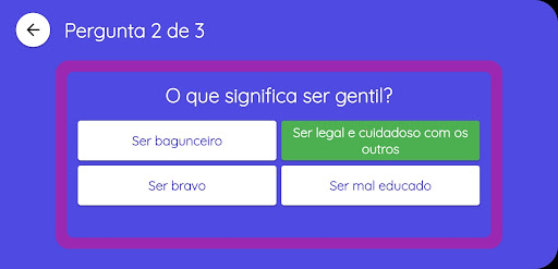 Quiz Emoções Screen 2