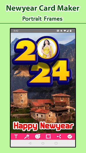 Happy Newyear Card Maker