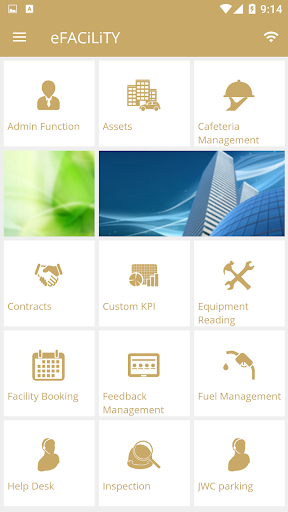 JWC-eFACiLiTY® Smart FM App Screen 2