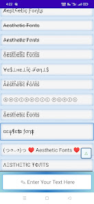 Aesthetic Fonts - Cool Font Ge 1.0 APK + Mod (Unlimited money) إلى عن على ذكري المظهر