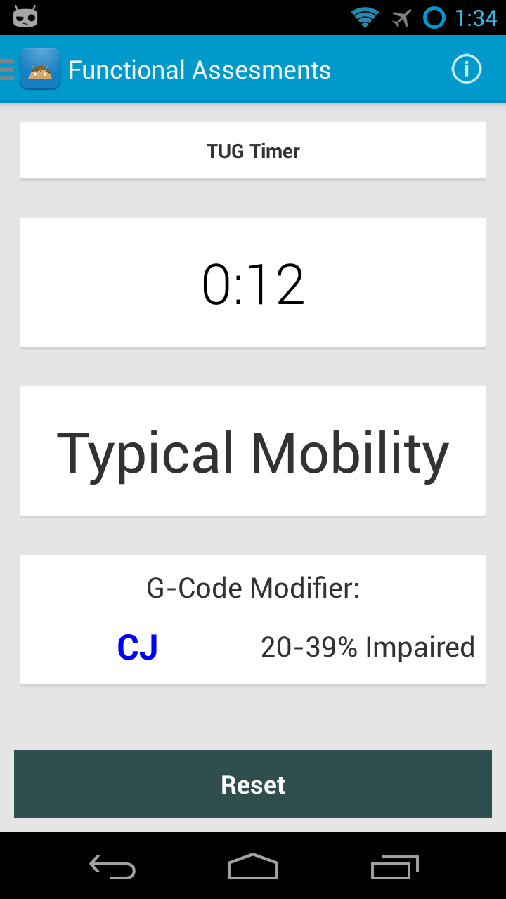 Android application Functional Assessment + G-Code screenshort