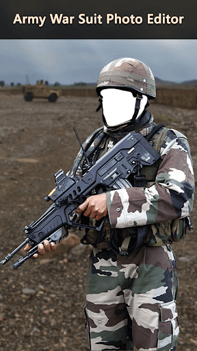 Army War Suit Photo Editor Screen 2