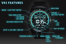 V03 WatchFace for Android Wearのおすすめ画像2