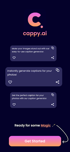 Android application Cappy AI screenshort