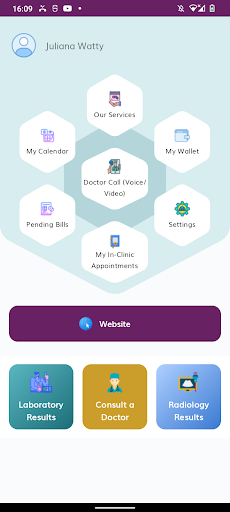 Android application LaFemme Healthcare Clinic screenshort
