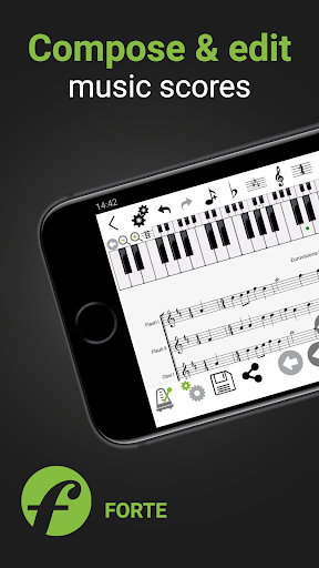 Android application FORTE Score Creator & Composer screenshort