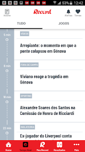 Jornal Record Screenshot