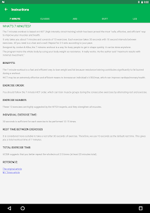 7 Minute Workout Capture d'écran