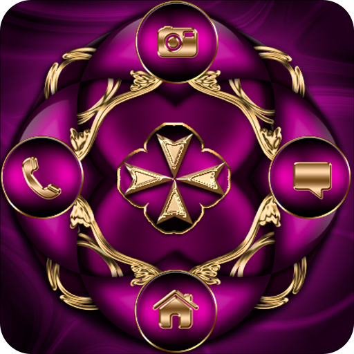 Abstract Purple Go Locker them logo