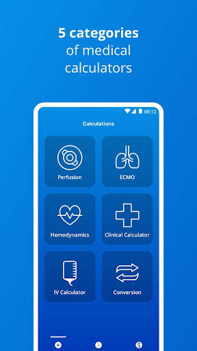 Android application Critical Care – Perfusion Calc screenshort