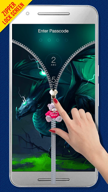 Dragon Zipper Lock Screen - 4.0 - (Android)