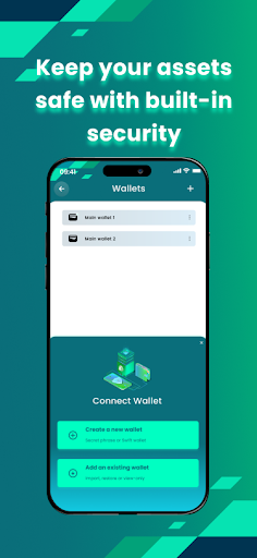Android application Tobe Wallet - Crypto Wallet screenshort