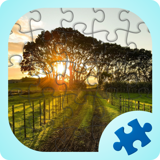 Countryside jigsaw puzzle game logo