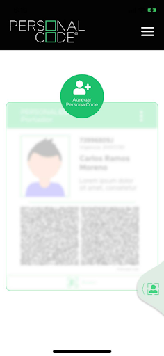 Personal Code Screen 3