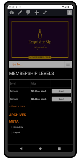 exquisitesip Screen 2