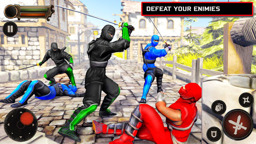 Ninja Assassin SuperHero - Gangster Fighting Games Mod (Unlimited Money) Download screenshots 1