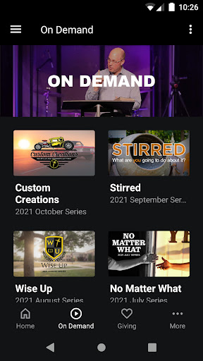 County Line Church App Screen 2