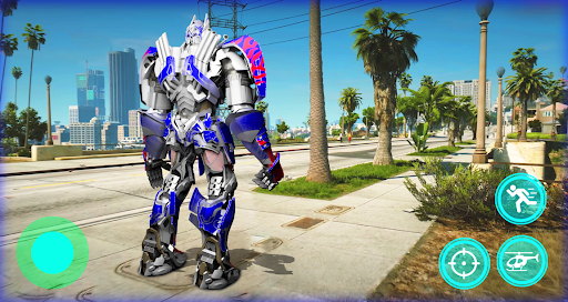 Red Robot police Game